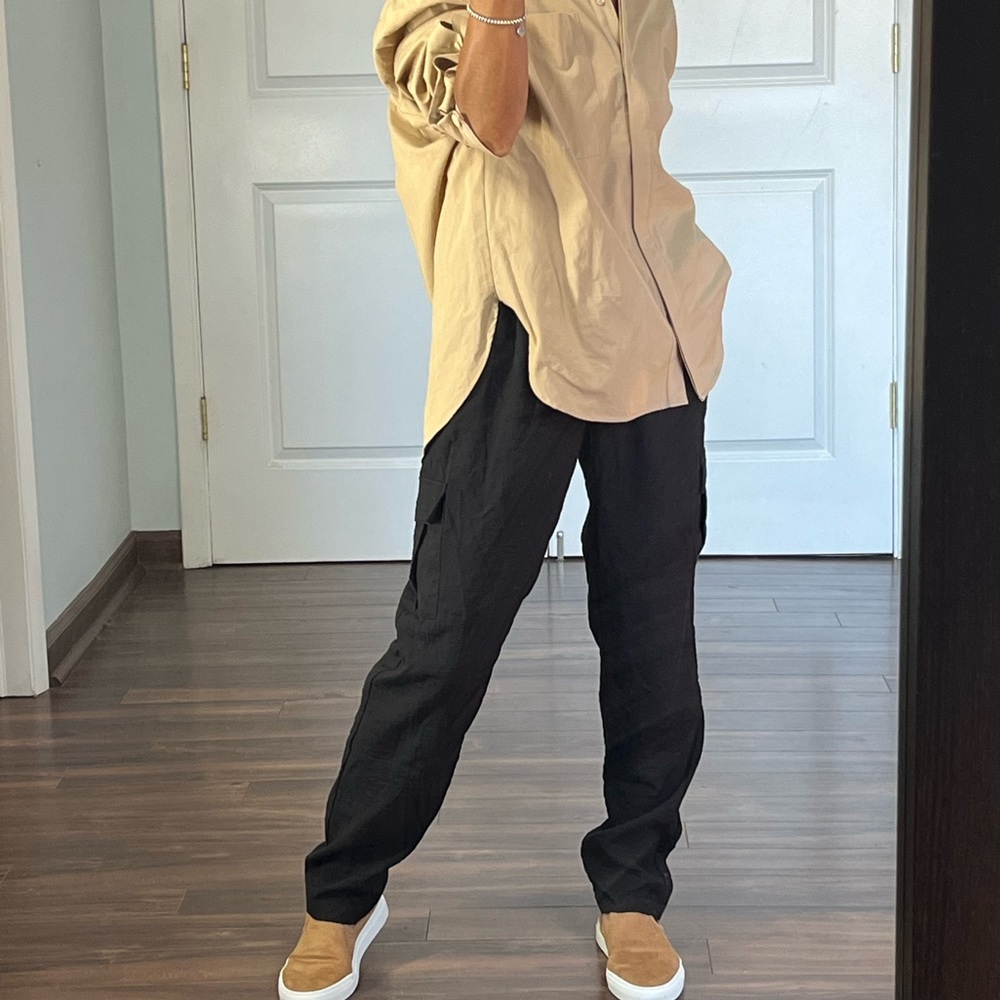 Vila Black cargo pants size EU 36